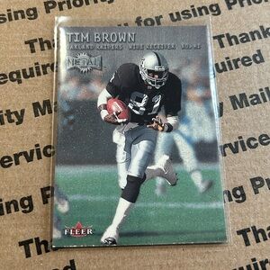 Tim Brown ‘00 Fleer Metal Card No. 173